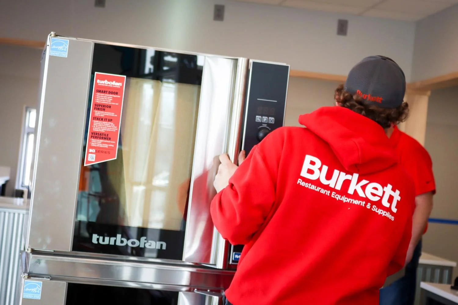 Burkett delivering and installing equipment at Dacapo
