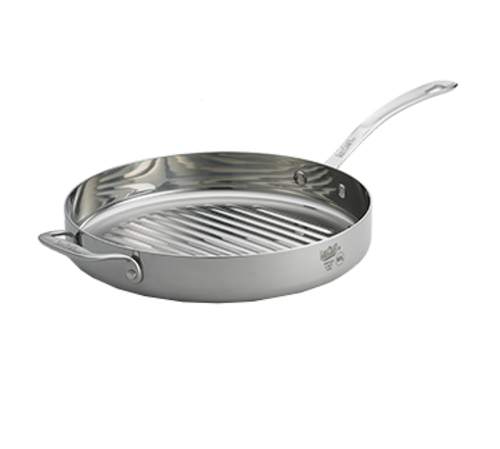 Tablecraft CW7020 Tri-Ply 11" Stainless Steel Round Grill Pan