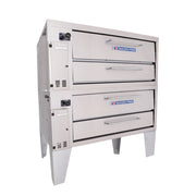 Bakers Pride 352 45" Gas Pizza Double Deck Oven | 140,000 BTU