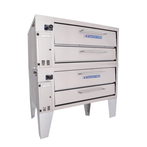 Bakers Pride 352 45" Gas Pizza Double Deck Oven | 140,000 BTU