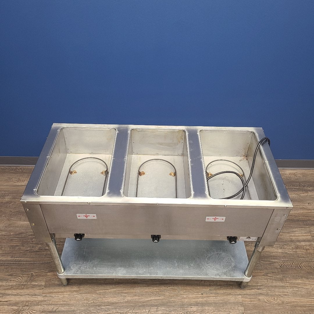 Advance Tabco HF-3E-240-X 47" 3-Well Electric Steam Table (Demo Unit 5744)