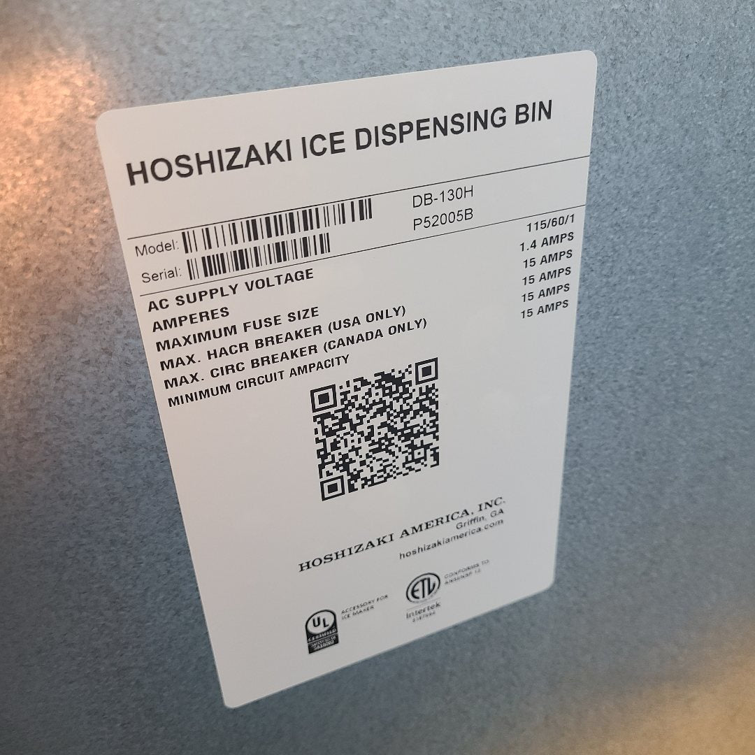 Hoshizaki DB-130H 22" 130 lb. Hotel Ice Dispenser (Demo Unit 005B)