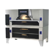 Bakers Pride FC-816/Y-800BL 66" Brick Lined Double Deck Gas Pizza Oven | 260,000 BTU
