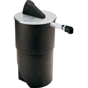 Server 07010 Express Pump 1-1/2 Gallon Black Round Condiment Dispenser