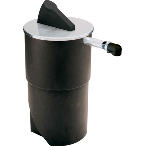 Server 07010 Express Pump 1-1/2 Gallon Black Round Condiment Dispenser