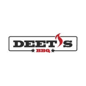 Deet's BBQ logo on a white background