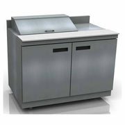 Delfield ST4448NP-6 48" 2-Door Refrigerated Sandwich Prep Table | (6) 1/6 Pan Capacity