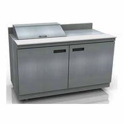 Delfield ST4460NP-12 60" 2-Door Refrigerated Sandwich Prep Table | (12) 1/6 Pan Capacity