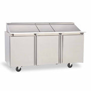 Delfield D4472NP-18M 72" Mega Top 6-Drawer Refrigerated Sandwich Prep Table | (18) 1/6 Pan
