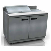 Delfield STD4448NP-6 48" 2-Drawer Refrigerated Sandwich Prep Table | (6) 1/6 Pan Capacity