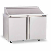Delfield STD4448NP-12M 48" Mega Top 2-Drawer Refrigerated Sandwich Prep Table | (12) 1/6 Pan Capacity