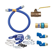 Dormont 1650KIT2S48 Deluxe Gas Connector Kit 48" w/ Two Swivels and Restraining Cable | (Closeout)