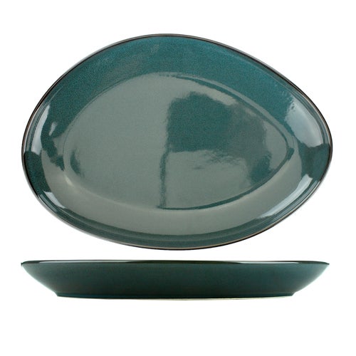 International Tableware LU-139-MI 13-1/4" x 9-1/4" x 1-1/2"H Platter | Case of 12