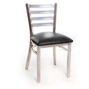JustChair Manufacturing M20118-SIL-BVS-LOOSE Chair, Side, Indoor