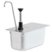 Server 83441 Stainless Steel Condiment Pump For 1/3 Size Tall Food Pan
