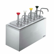 Server 83700 4 Pump Cold Station Condiment Dispenser