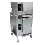 AccuTemp E3/E62083E100 DBL Evolution 9 Pan Electric Floor Model Convection Steamer | 208/240V