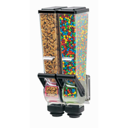 Server 88760 SlimLine Wall Mounted Dry Food Dispenser | Double 2L