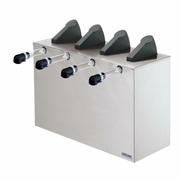 Server 07200 Express 4-Pump Stainless Steel Countertop Condiment Dispenser
