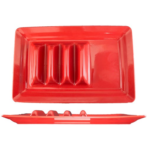 International Tableware TACO14-R 14-1/8" x 9-1/8" Taco Plate | Case of 6