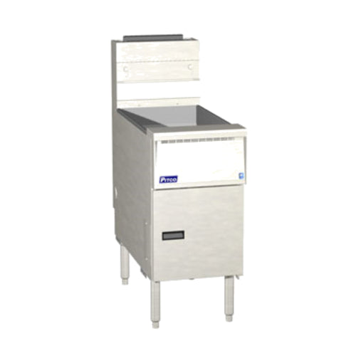 Pitco SG14-S 50 Lb. Gas Floor Deep Fryer | 110,000 BTU