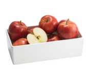 Tablecraft CW4002N Contemporary 3 Qt. Rectangular Bowl | Natural Finish