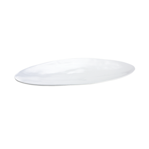 Tablecraft CW11068N 26" x 12 1/8" Natural Aluminum Oblong Platter