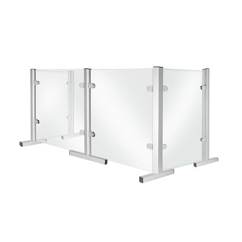 Eastern Tabletop ST8522 Hub Buffet Sneeze Guard | 64"W x 30"D x 31-1/2"H