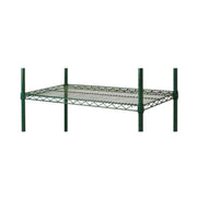 Focus FF2160G 21"W x 60"L Green Epoxy Coated Wire Shelving (Closeout)