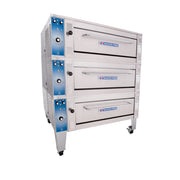 Bakers Pride EP-3-8-3836 38" Electric Triple Pizza Deck Oven | 24 kW