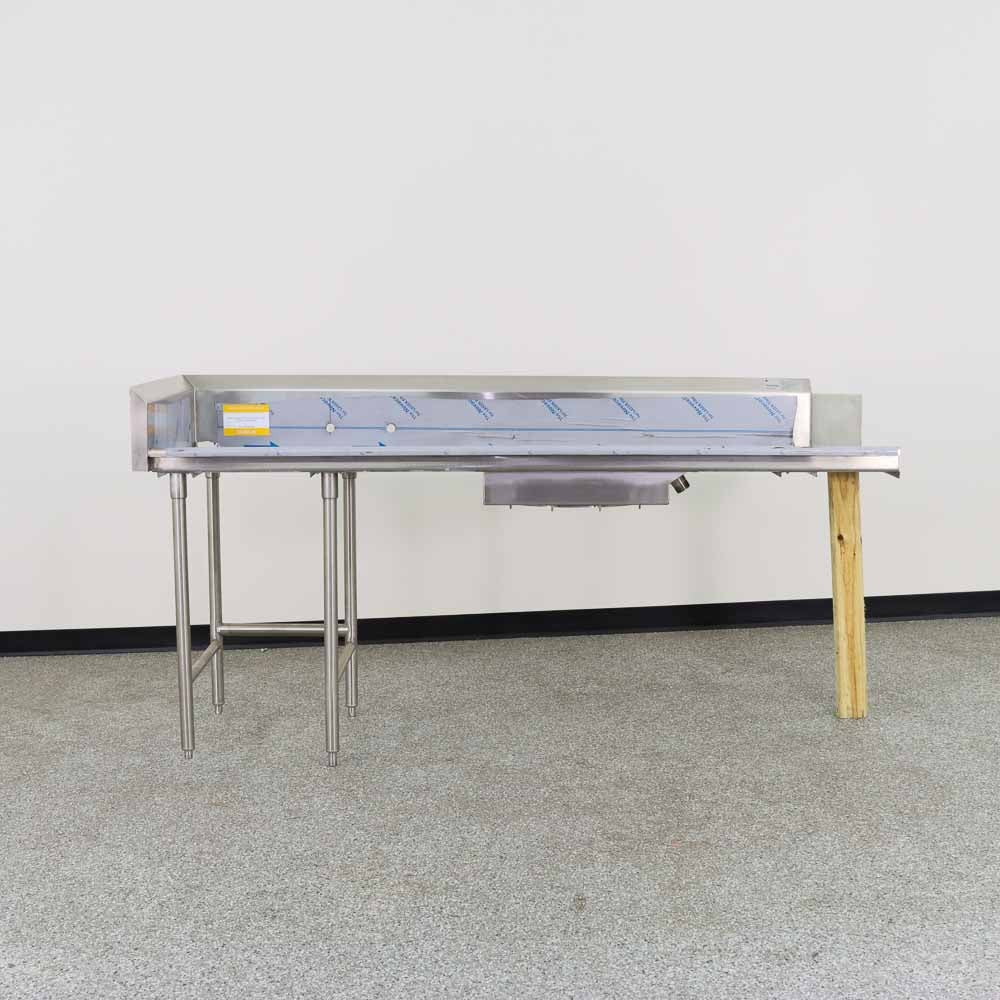Advance Tabco DTC-S30-96L Straight 95" Left Side Clean Dish Table (Floor Model)