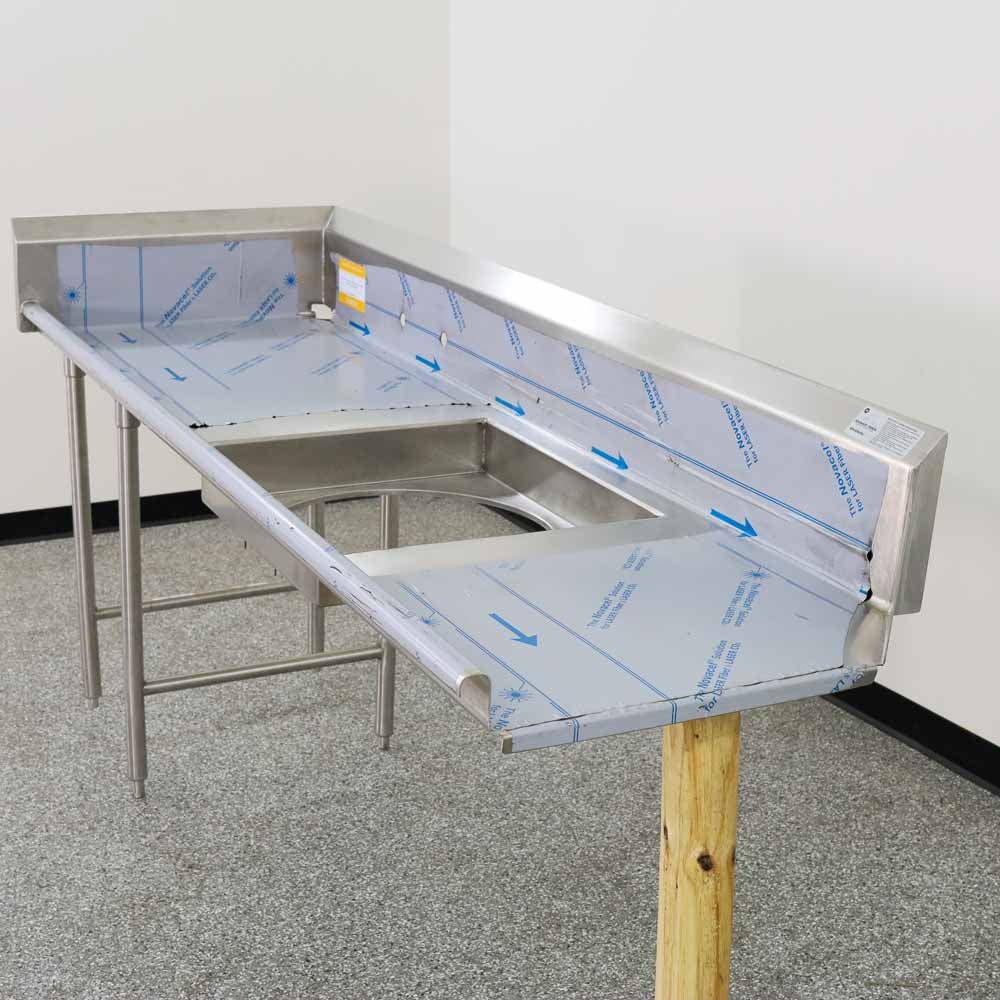 Advance Tabco DTC-S30-96L Straight 95" Left Side Clean Dish Table (Floor Model)