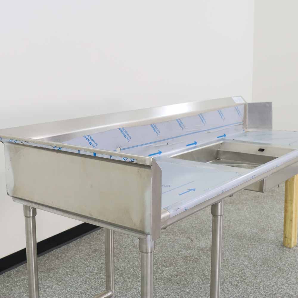 Advance Tabco DTC-S30-96L Straight 95" Left Side Clean Dish Table (Floor Model)