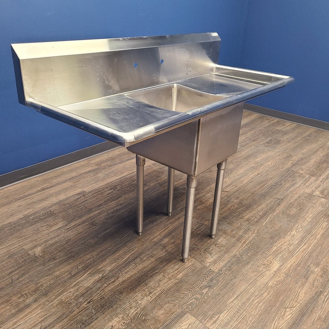 John Boos 1PB1618-2D18 1 Compartment Sink w/ Drainboards (Floor Model 2D18)