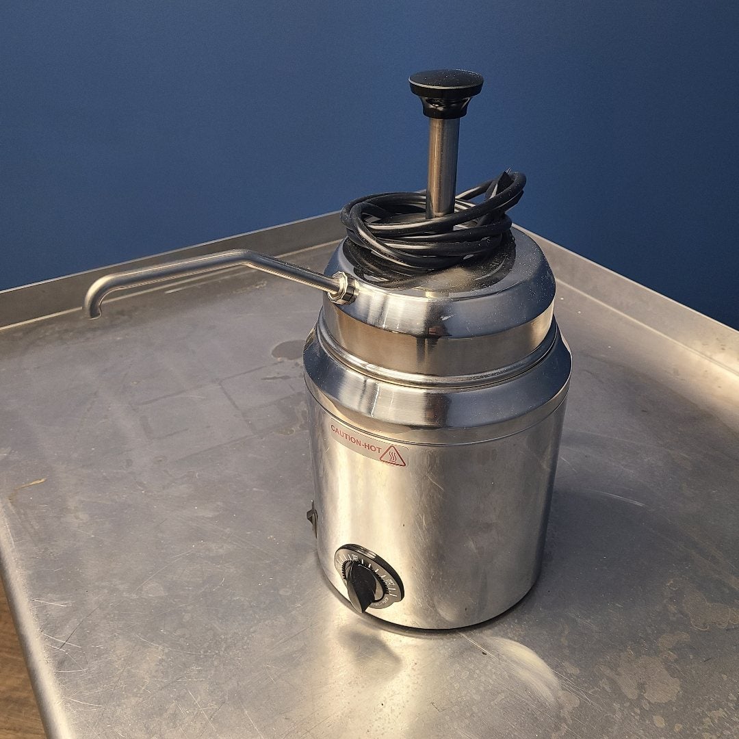Server 82060 3 qt. Topping Warmer & Pump Dispenser (Floor Model 0425)