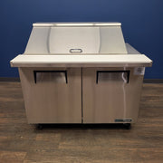 True TSSU-48-18M-B-HC 48" 2 Door Sandwich Prep Table (Floor Model 8982)