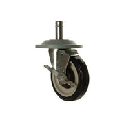 Focus FSCAST5 5" Heavy-Duty Stem Casters w/ Bumpers | Set of 4
