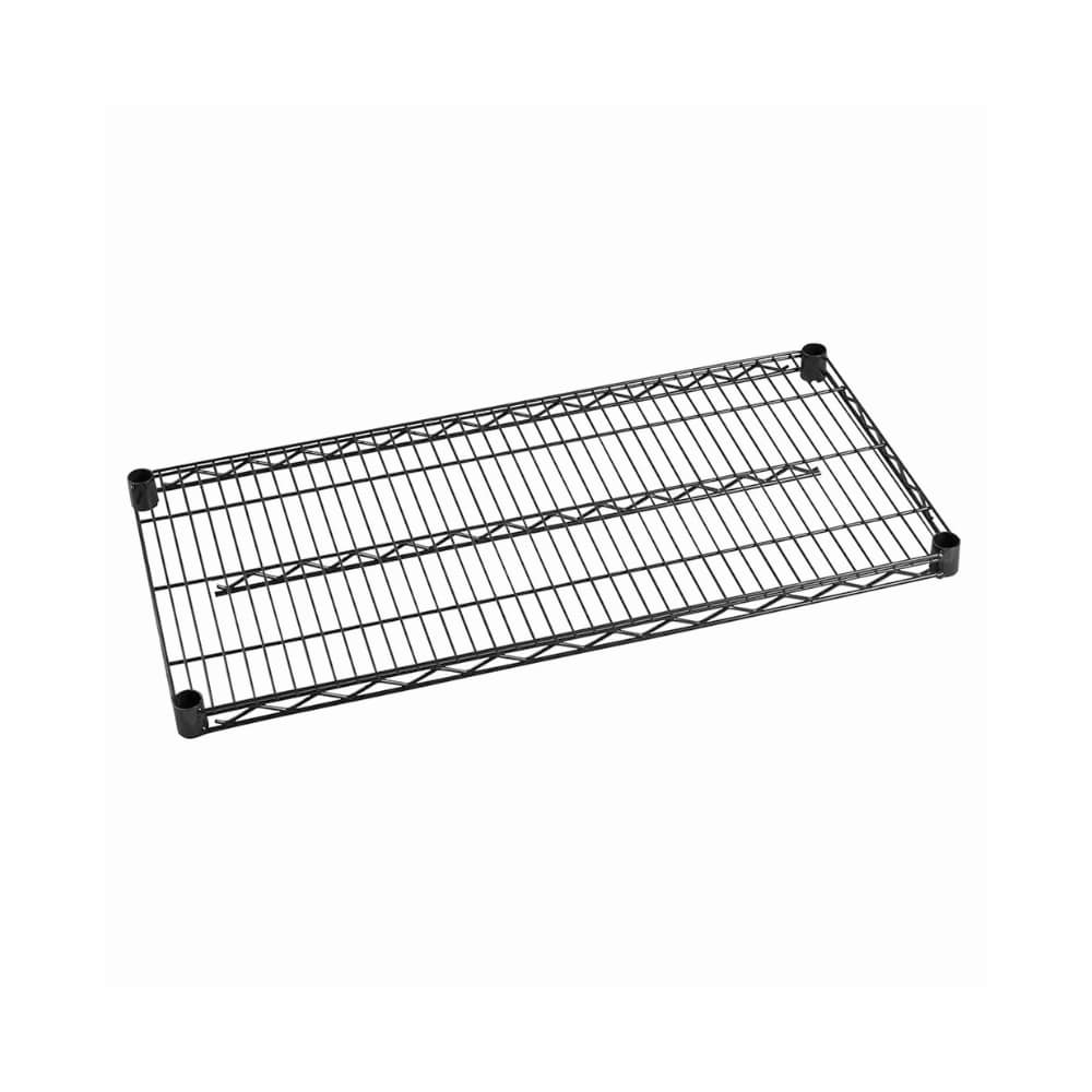 Focus Foodservice FF1848BK Epoxy Coated Wire Shelf (Closeout)