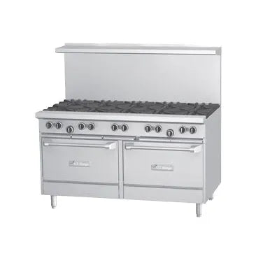 Garland U60-6G24RR 60" 6 Burner Gas Range w/ 24" Griddle & 2-Standard Ovens | 304,000 BTU