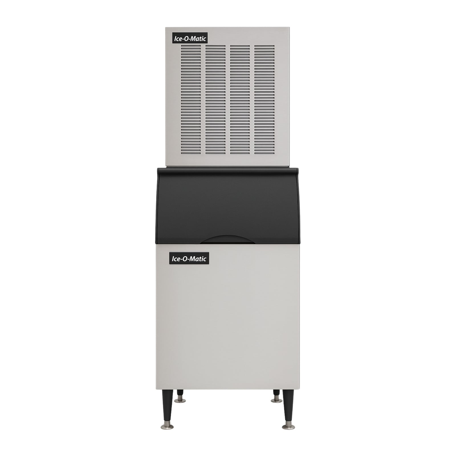 Ice-O-Matic GEM0450A+B42PS 464 lb. Air Cooled Pearl Ice Machine Head w/ 351 lb. Ice Bin