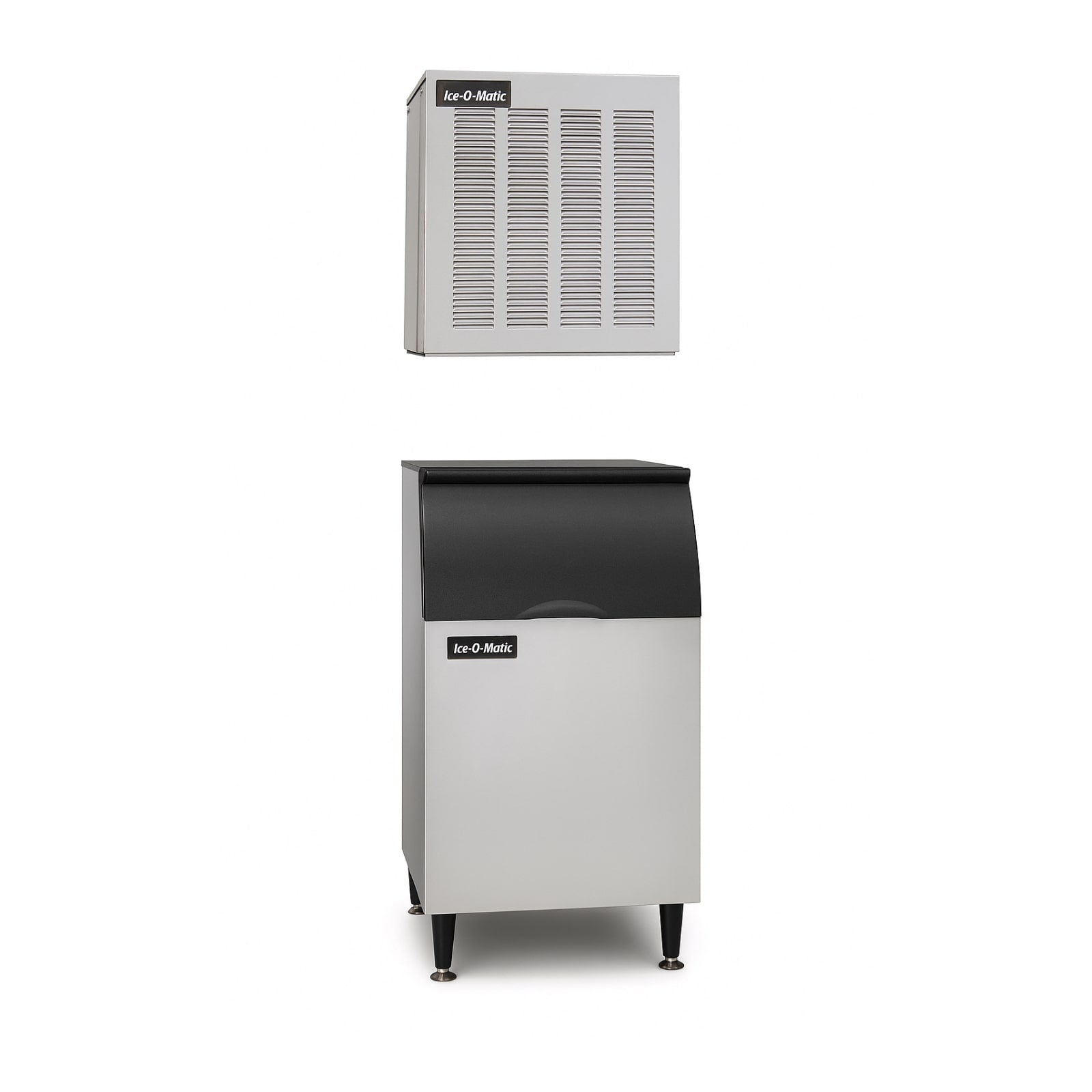 Ice-O-Matic GEM0450A+B42PS 464 lb. Air Cooled Pearl Ice Machine Head w/ 351 lb. Ice Bin