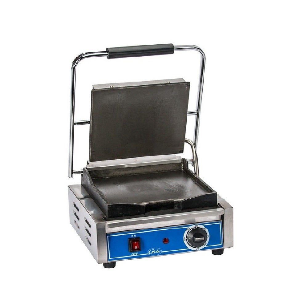Globe GSG10 10" Smooth Cast Iron Sandwich Grill
