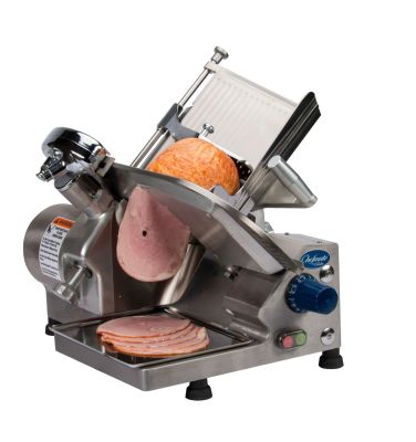 Globe Chefmate GC512 12" Compact Manual Food Slicer | 1/3 HP
