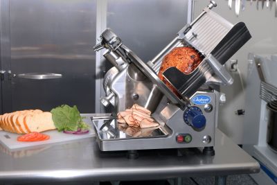 Globe Chefmate GC512 12" Compact Manual Food Slicer | 1/3 HP