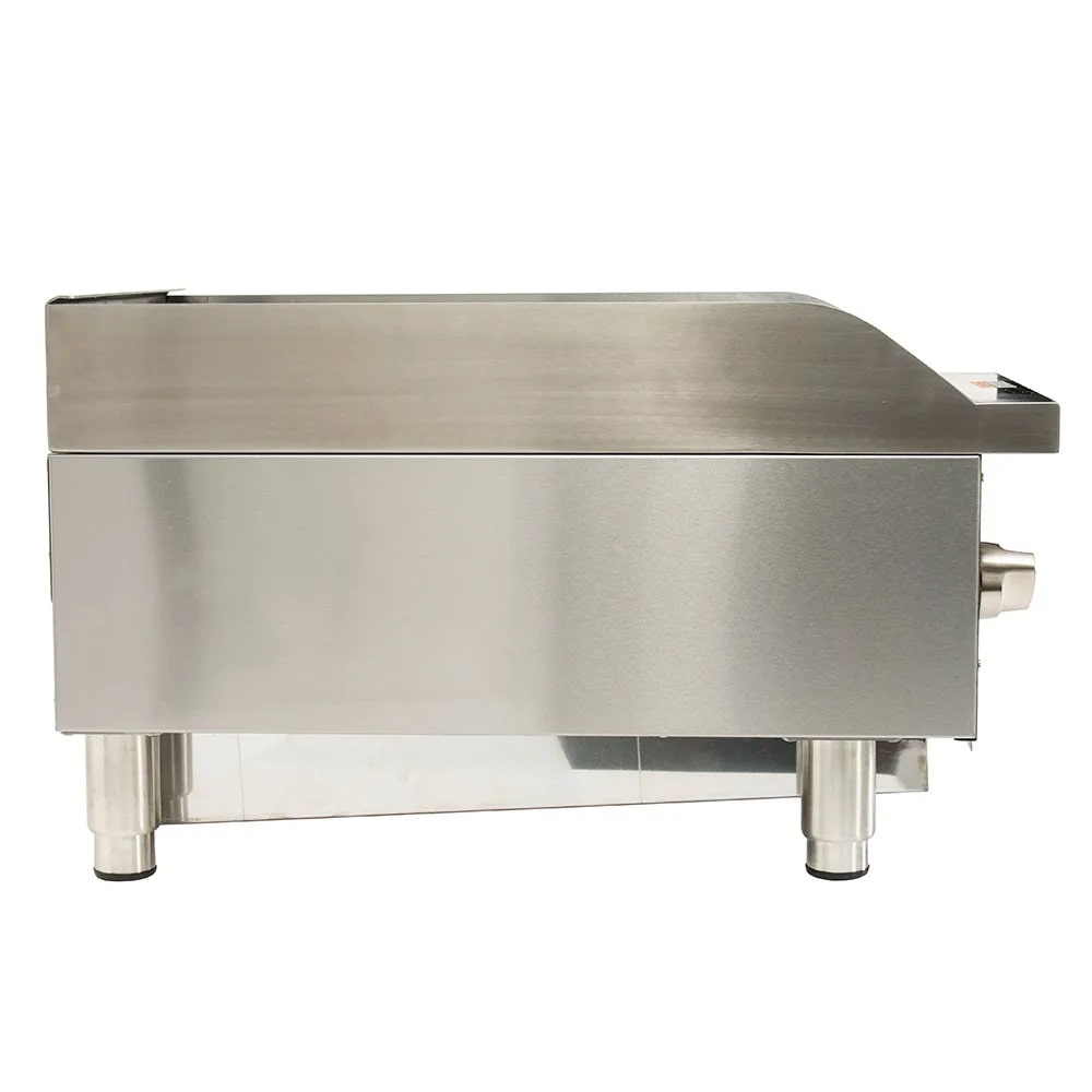 Globe GCB15G-RK 15" Lava Rock Gas Charbroiler | 40,000 BTU