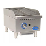 Globe GCB15G-CR 15" Cast Iron Radiant Gas Charbroiler | 40,000 BTU
