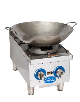 Globe GHP12G 2 Burner Countertop Gas Hot Plate | 44,000 BTU