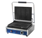 Globe GPG1410 14" Grooved Cast Iron Sandwich Grill