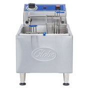 Globe PF10E 10 Lb. Electric Countertop Fryer | 120V