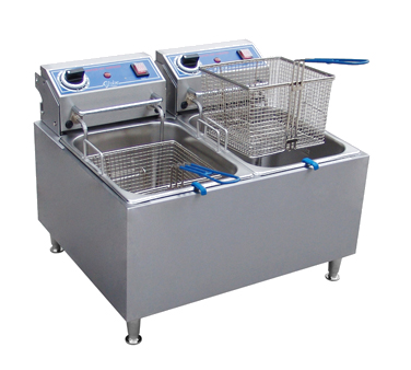 Globe PF32E 32 Lb. Electric Countertop Fryer | 208/240V